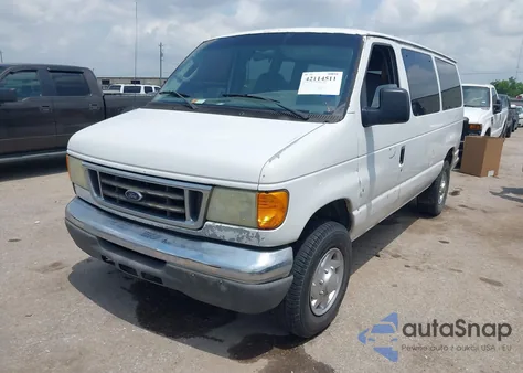 2006 Ford E-350 Super Duty из США, поврежденный, VIN 1FBNE31L16DA61915